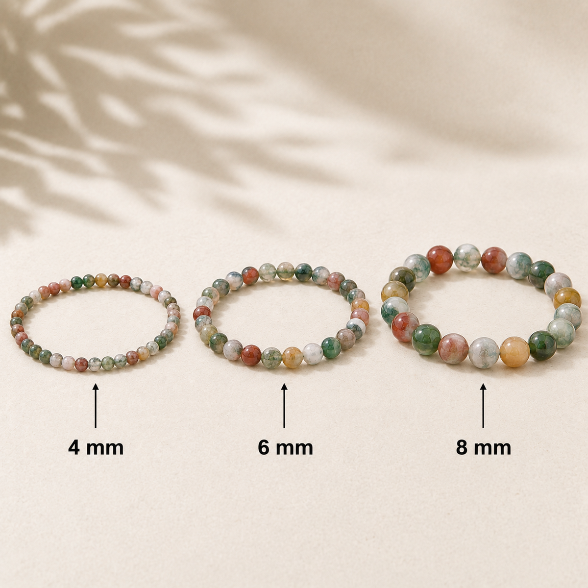 Indischer Achat Armband rund – weitere Produktansicht
