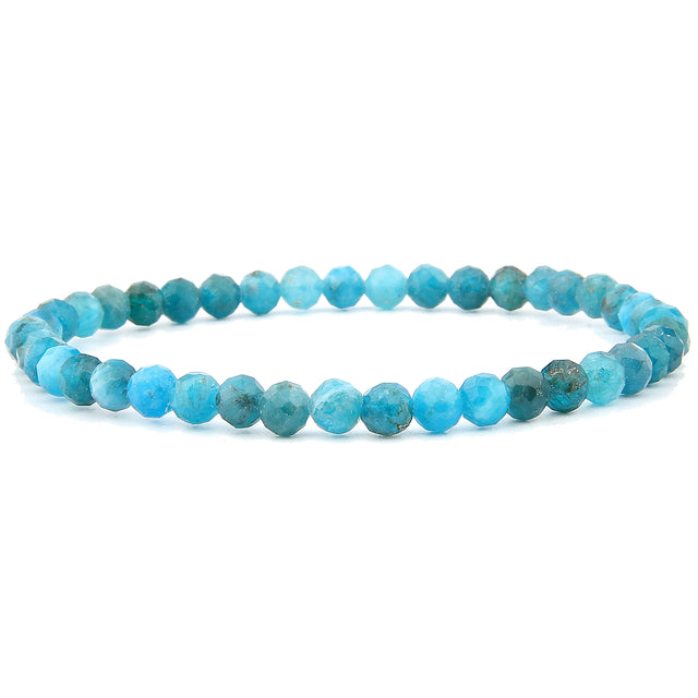 Apatit facettiertes Armband 3 mm / 4 mm