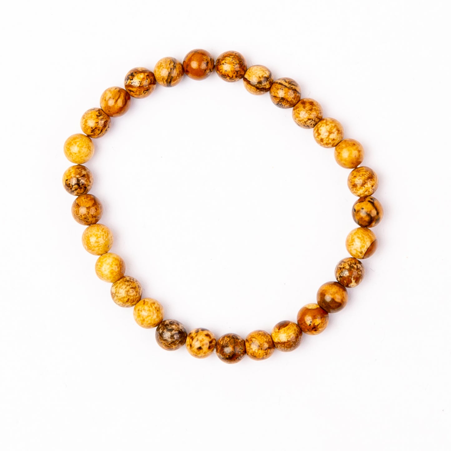 Jaspis Gelb Edelstein Armband