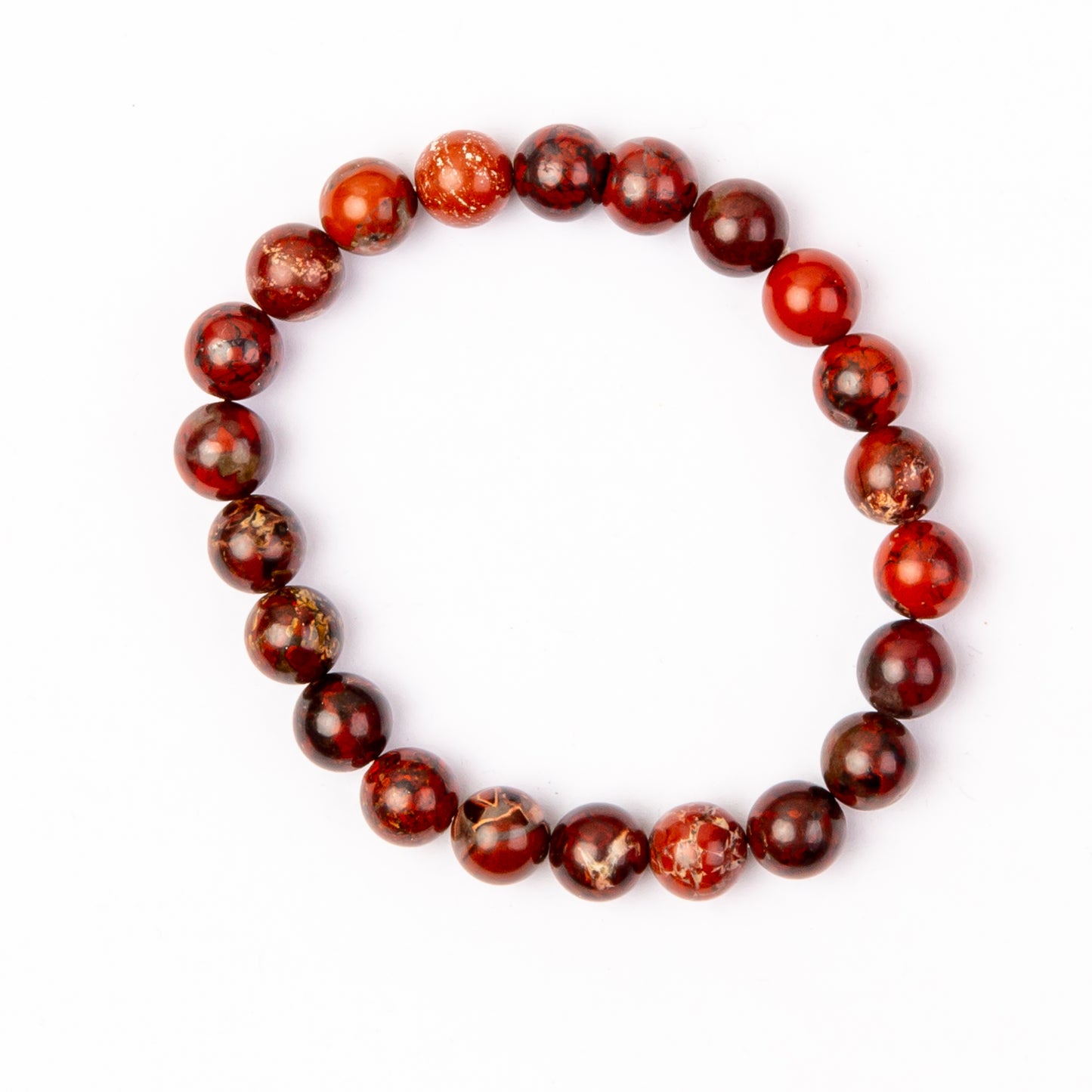 Jaspis Rot Edelstein Armband