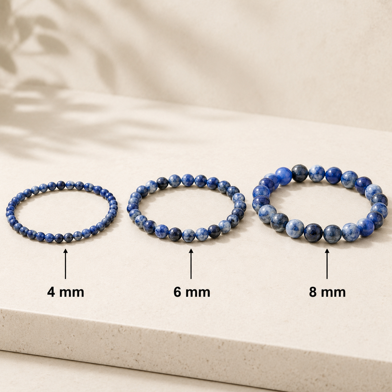 Sodalith Armband 4 mm / 6 mm / 8 mm