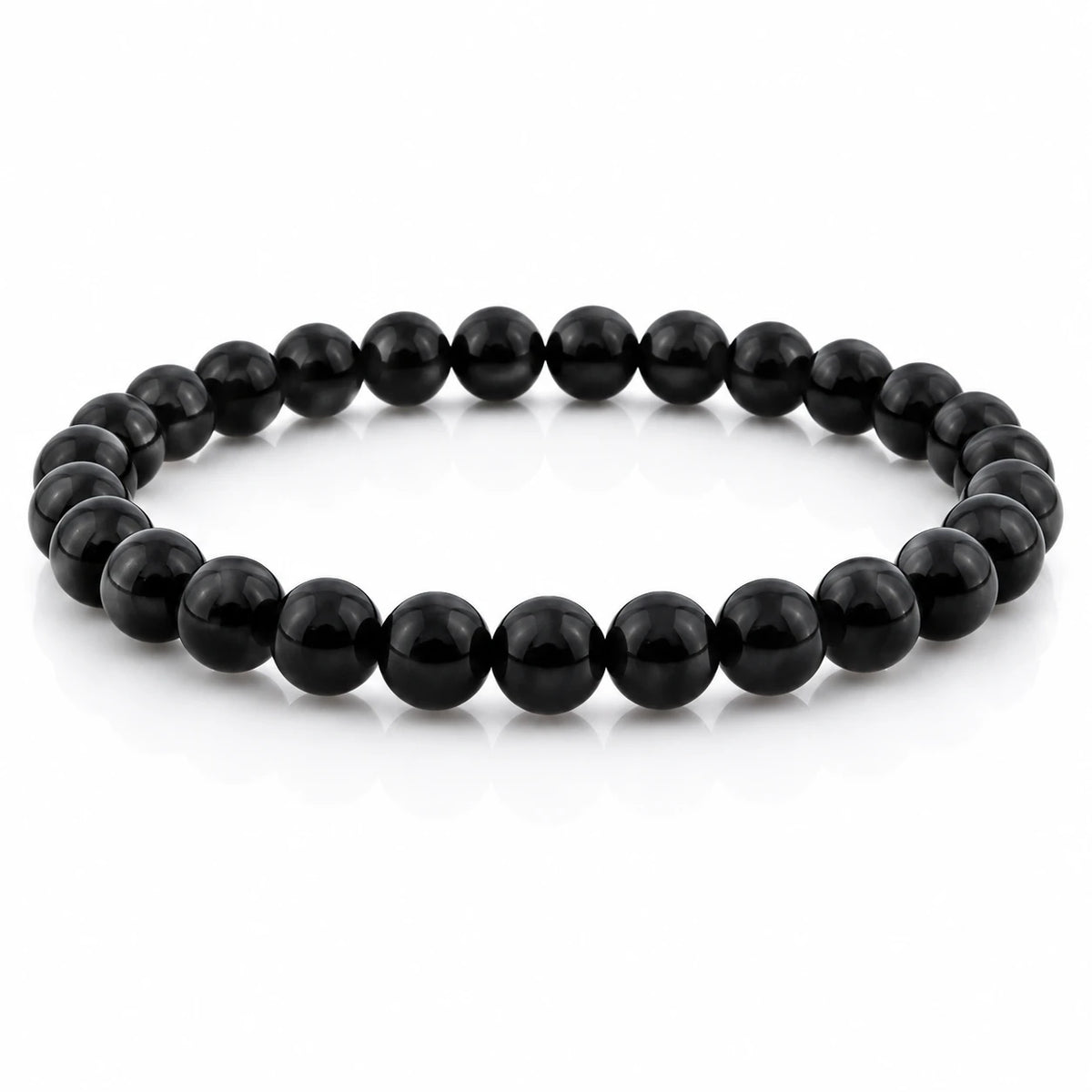 Schungit Armband rund – Produktansicht