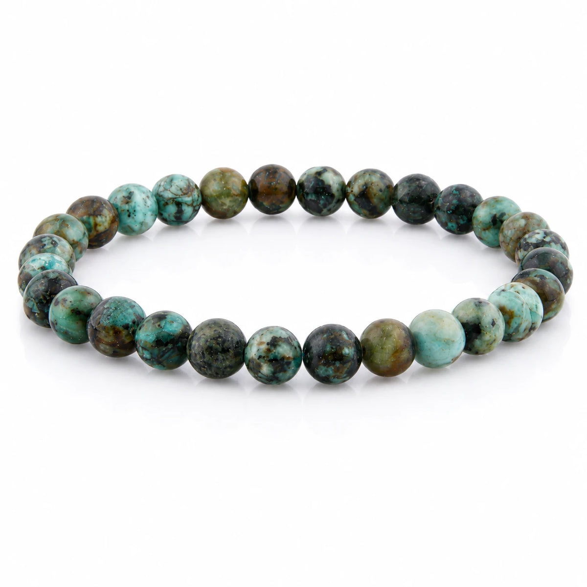 Afrikanischer Türkis Armband rund – Produktansicht