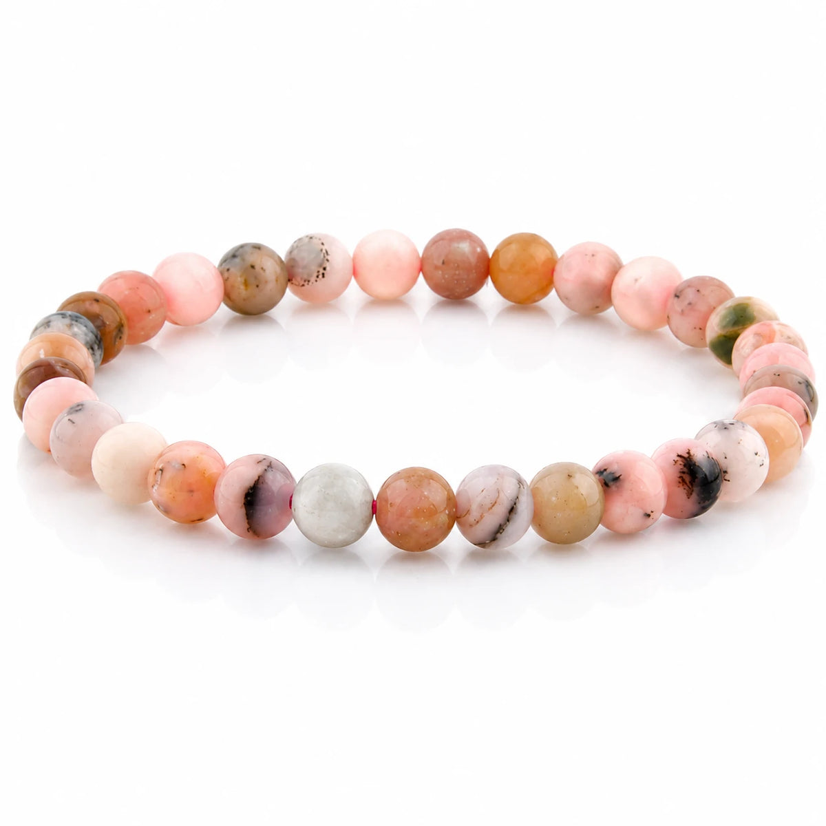 Rosa Opal Armband rund – Produktansicht