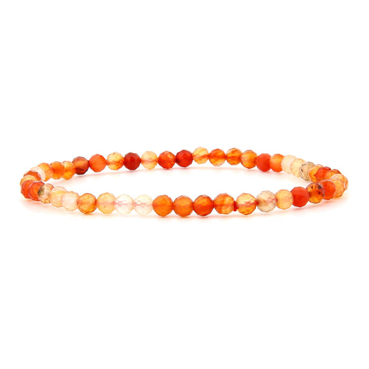 Roter Achat Armband facettiert – Produktansicht