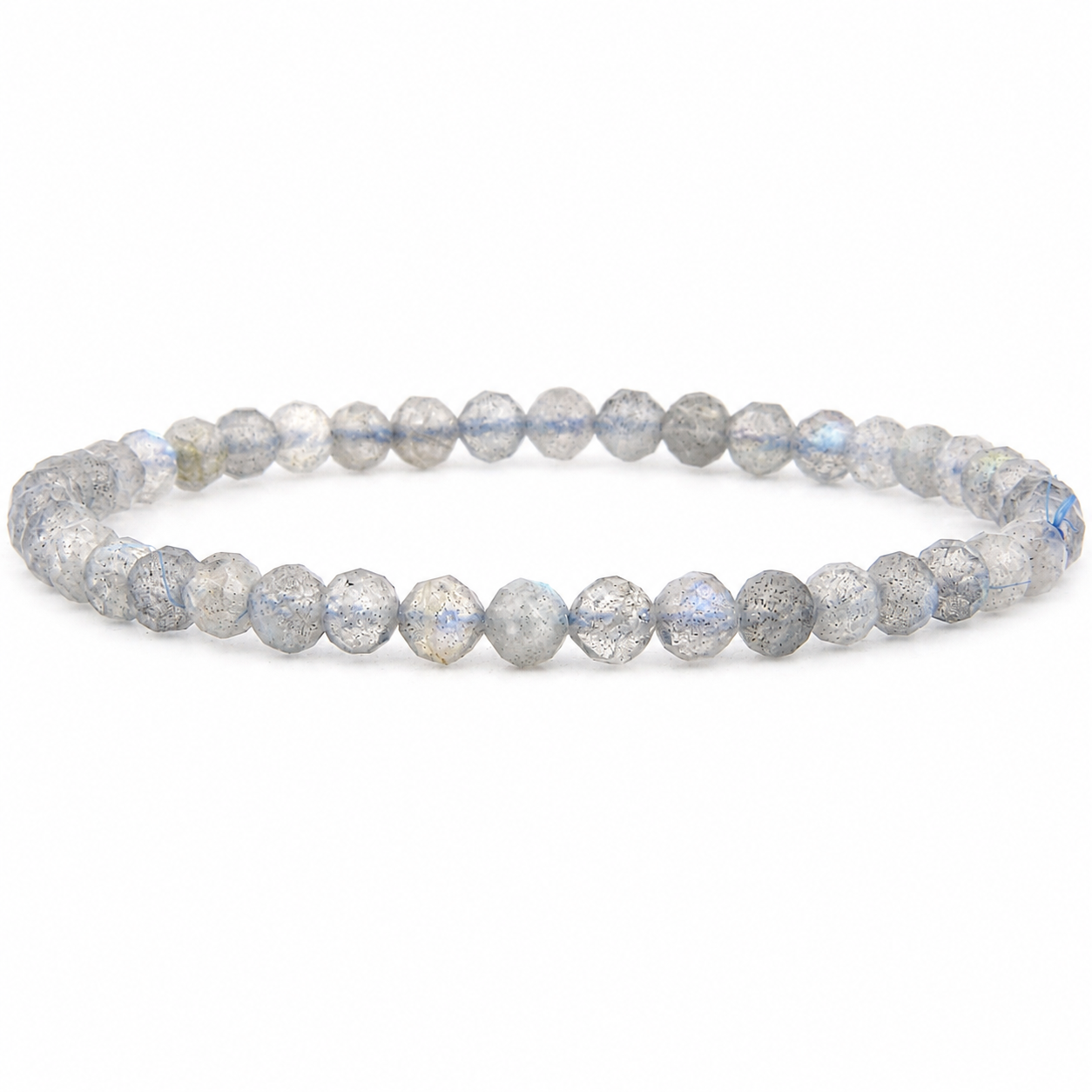 Labradorit facettiertes Armband 3 mm / 4 mm