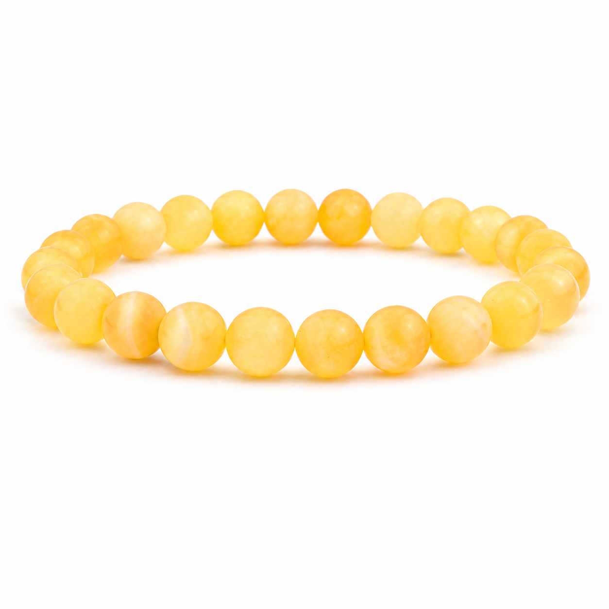 Gelbes Calcite Armband 4 mm / 6 mm / 8 mm