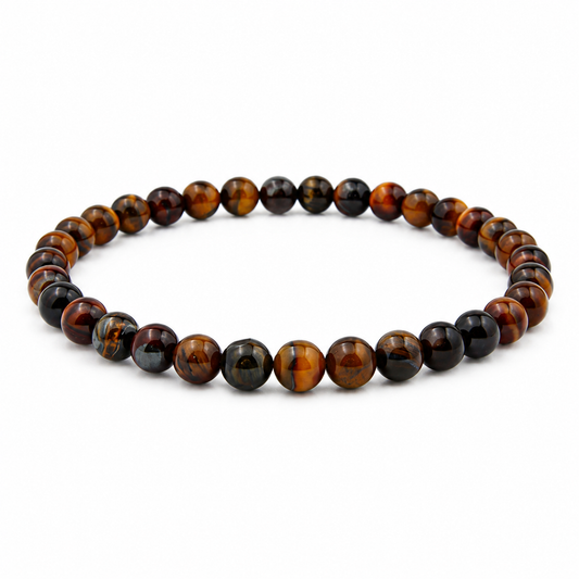 Tigerauge Mix Armband 4 mm / 6 mm / 8 mm