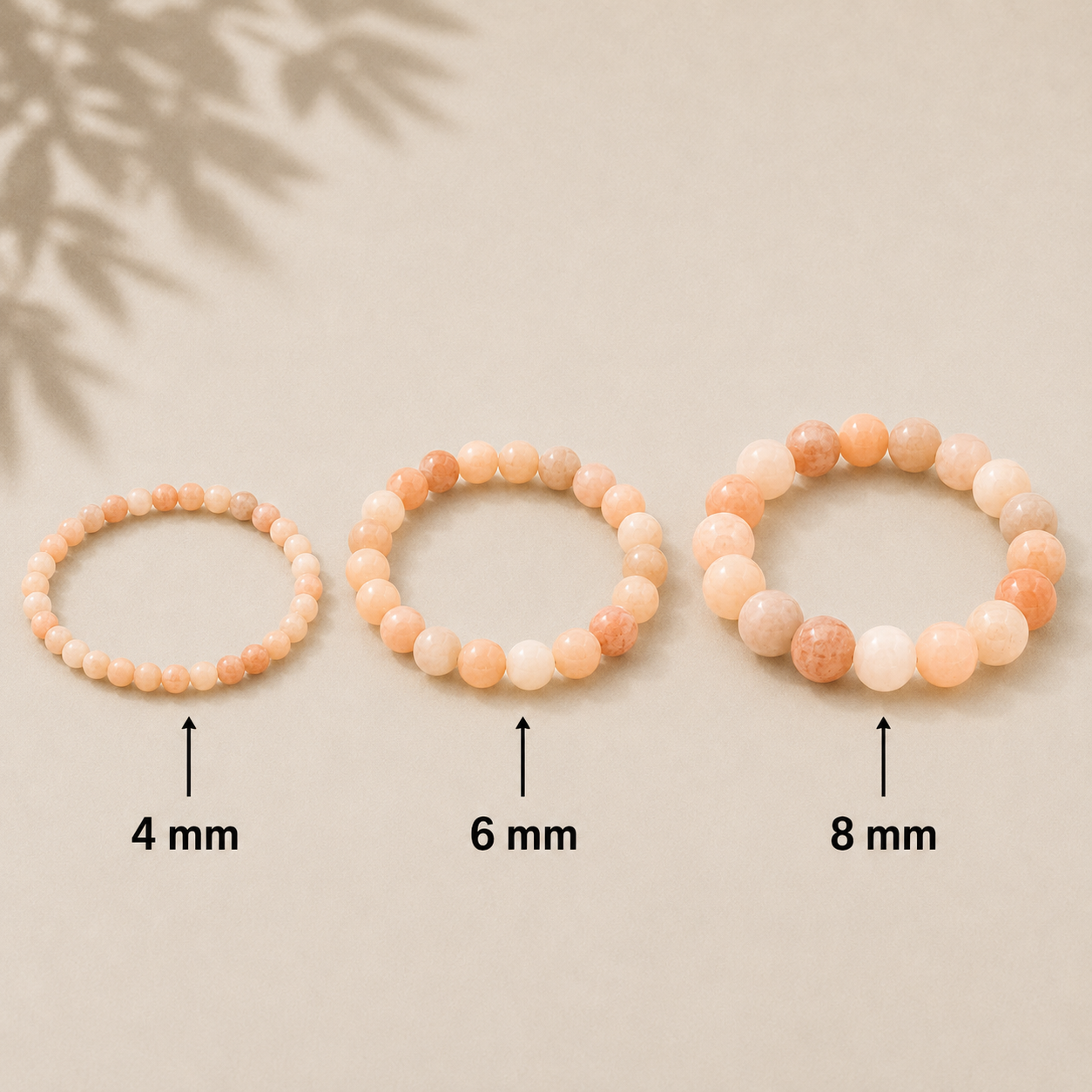 Pinkes Aventurin Armband 4 mm / 6 mm / 8 mm