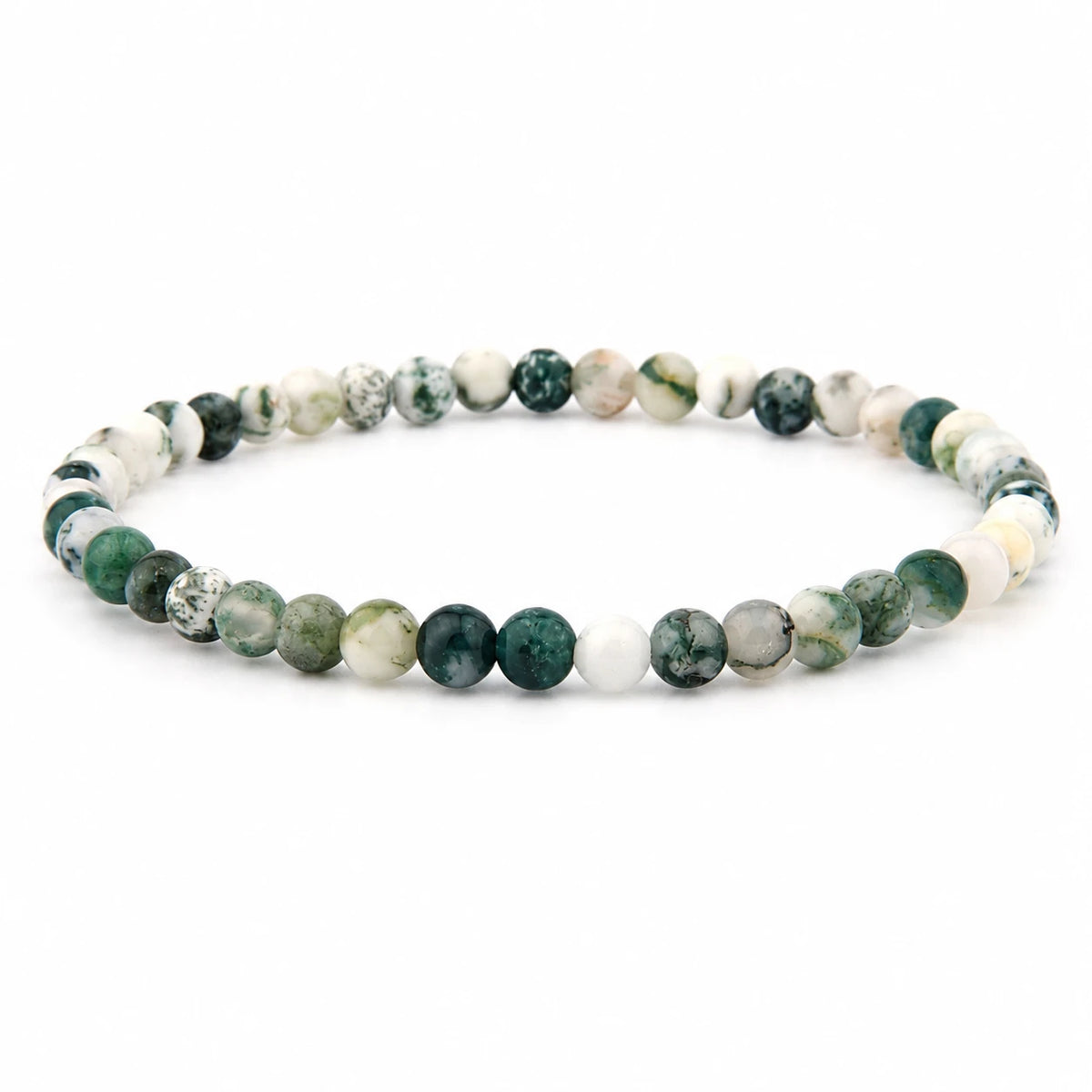 Baumjaspis Armband rund – Produktansicht