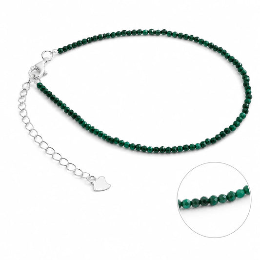 Malachit Armband mit 925 Silber – Produktansicht