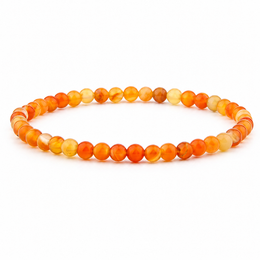 Rotes Achat Armband 4 mm / 6 mm / 8 mm