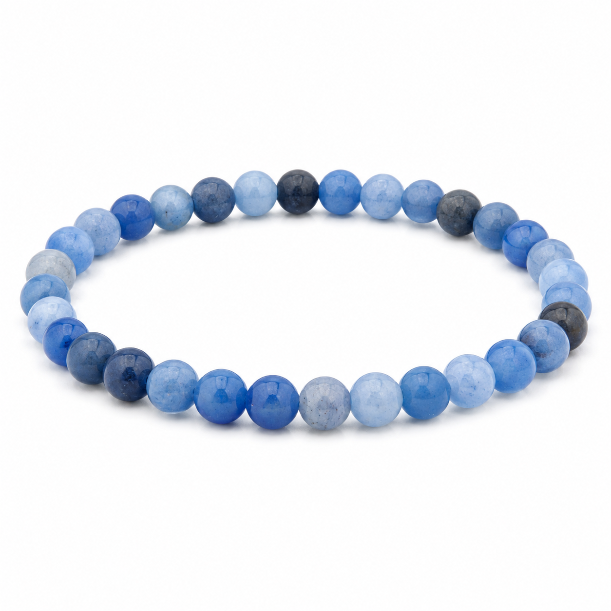 Blaues Aventurin Armband 4 mm / 6 mm / 8 mm