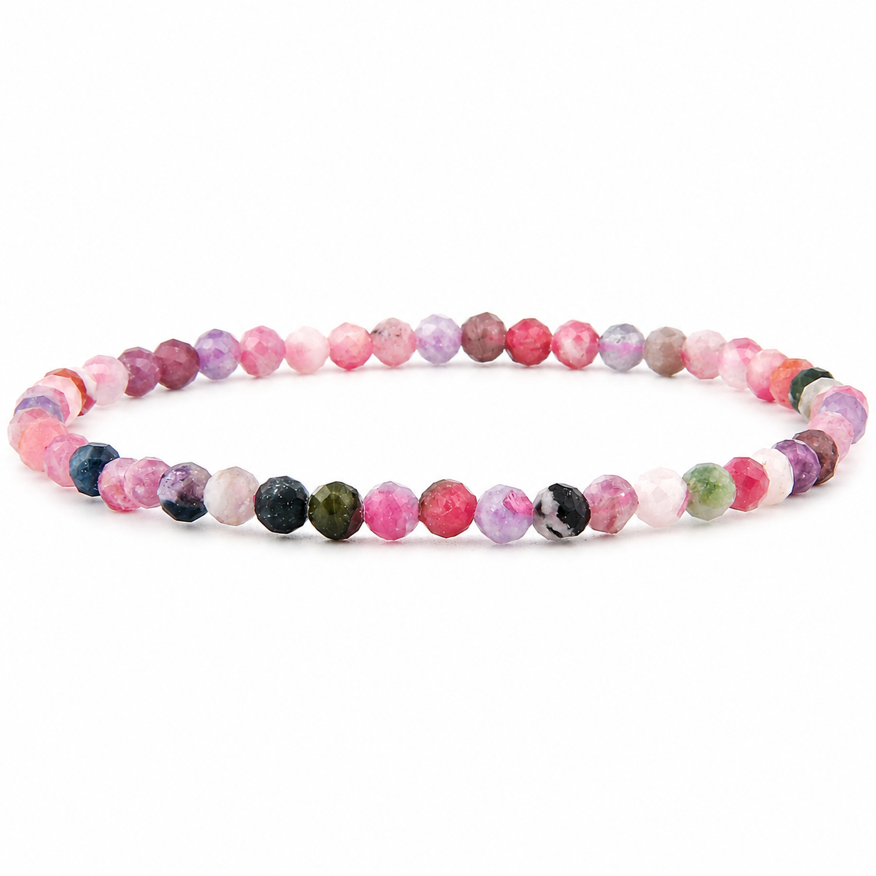 Turmalin facettiertes Armband 3 mm / 4 mm