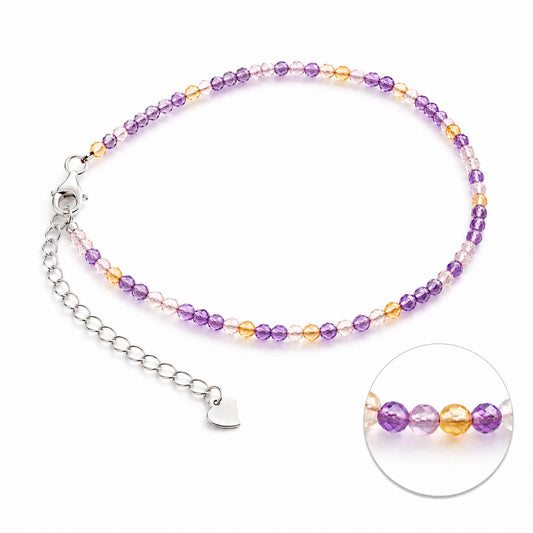 Ametrin Armband mit 925 Silber – Produktansicht