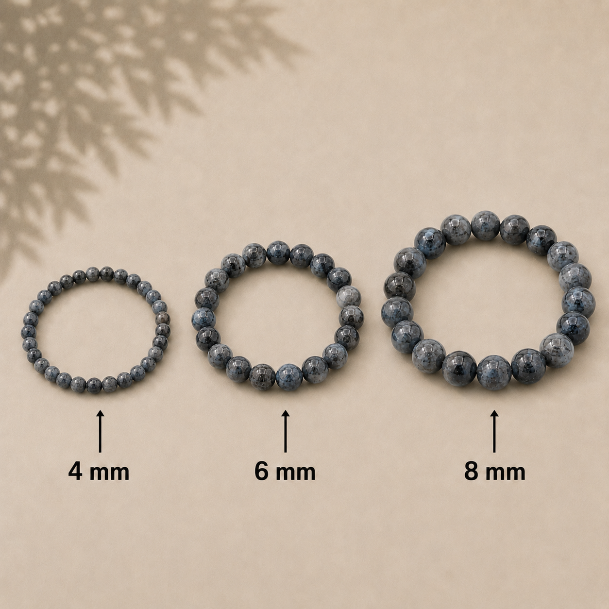 Larvikit Armband 4 mm / 6 mm / 8 mm