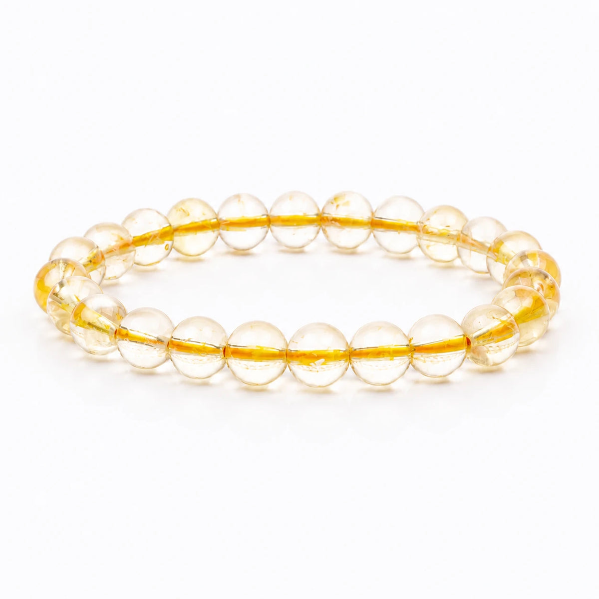 Citrin Armband rund – Produktansicht