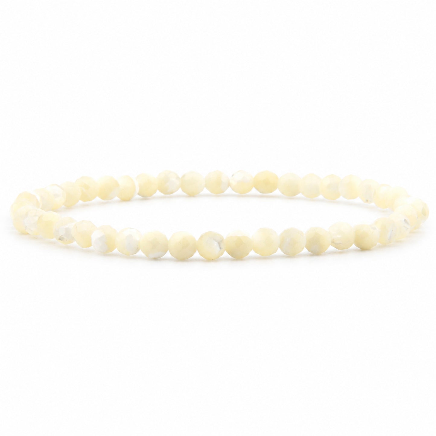 Shell Stein Armband facettiert 3 mm / 4 mm