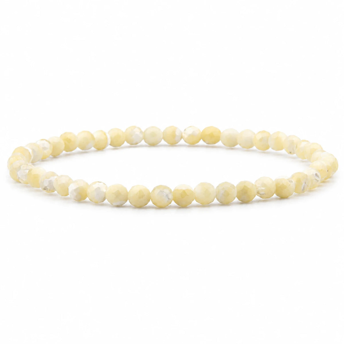 Muschelstein Armband facettiert – Produktansicht