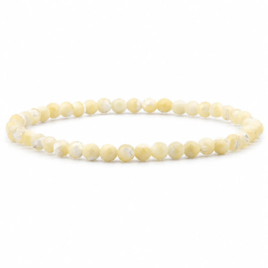 Muschelstein Armband facettiert – Produktansicht