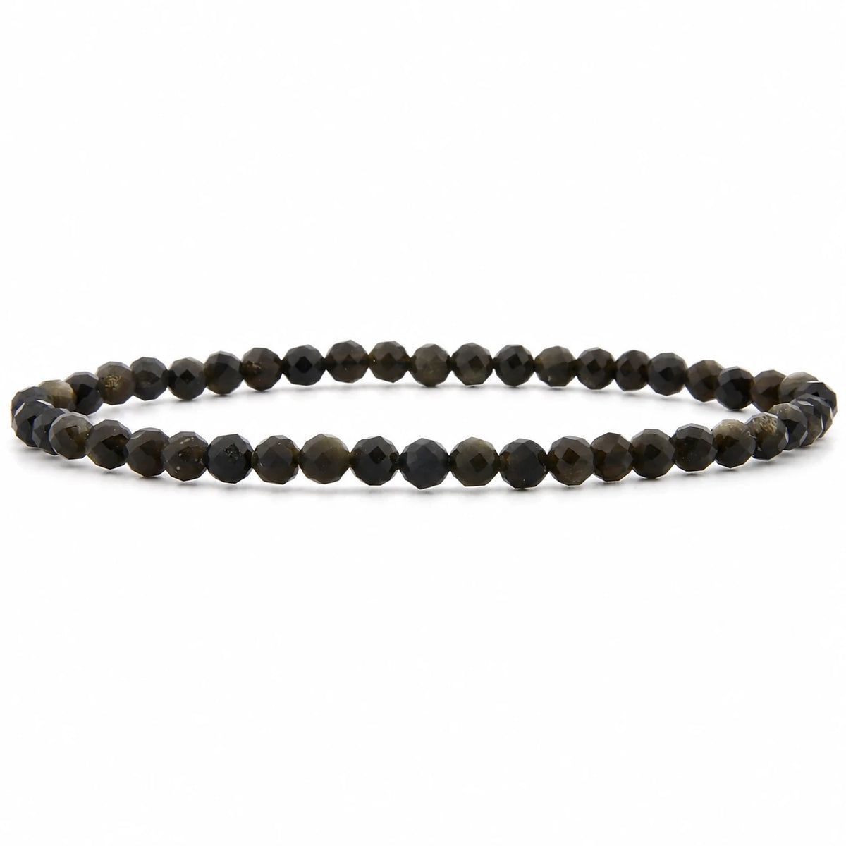 Goldobsidian Armband facettiert – Produktansicht