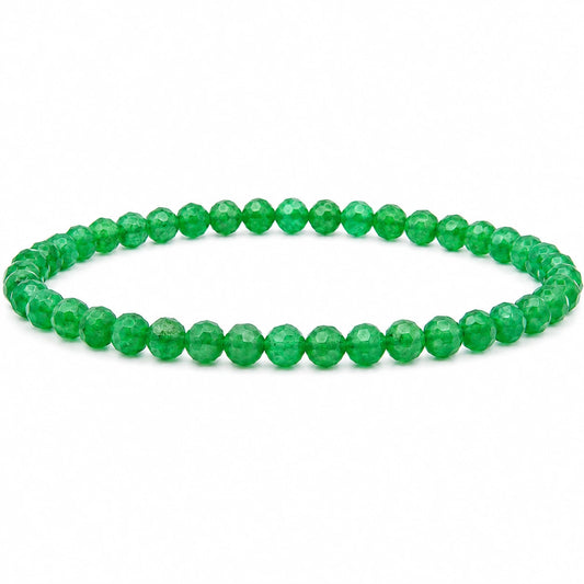 Grüner Aventurin Armband facettiert – Produktansicht