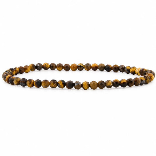 Gelbes Tigerauge Armband facettiert – Produktansicht