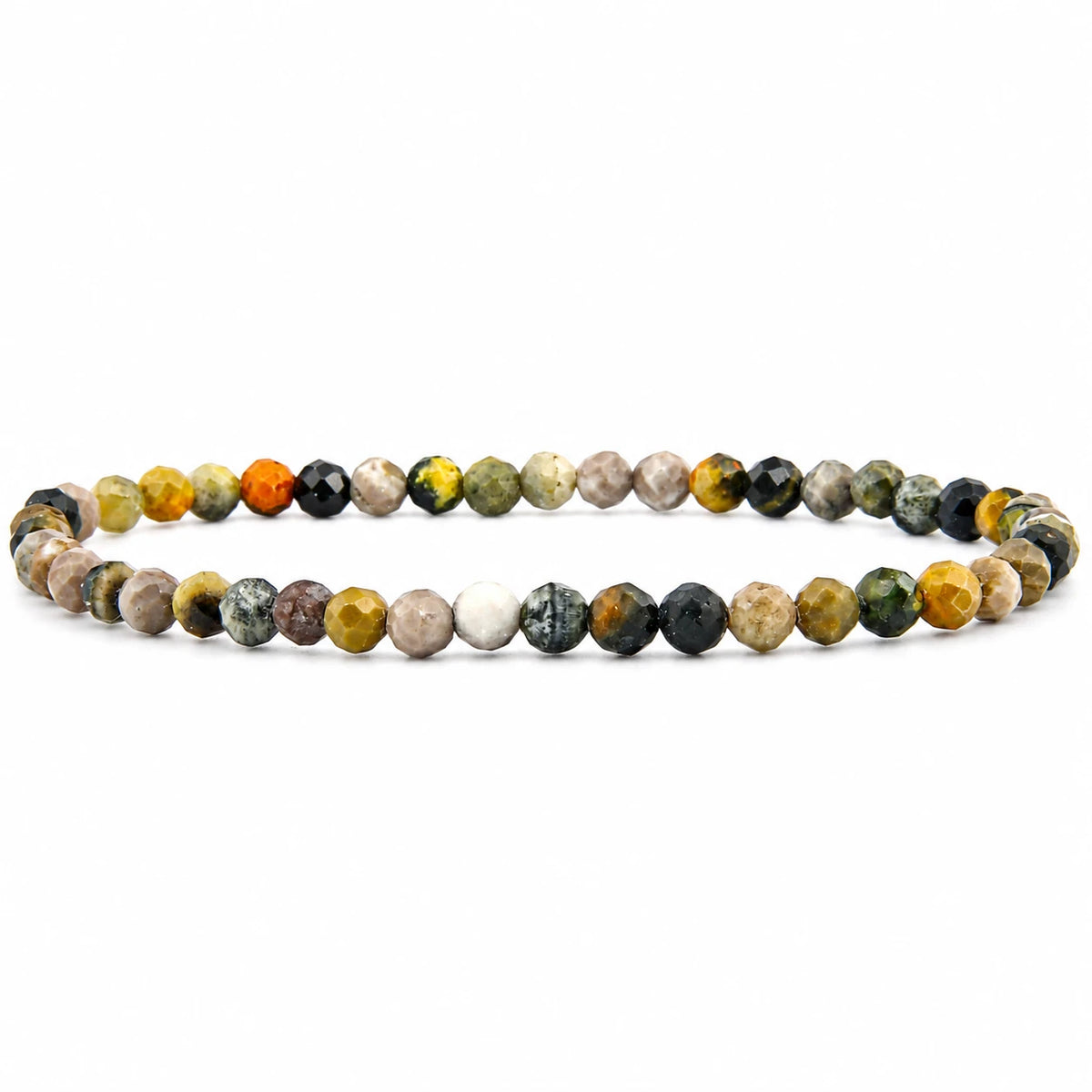 Hummel-Jaspis Armband facettiert – Produktansicht