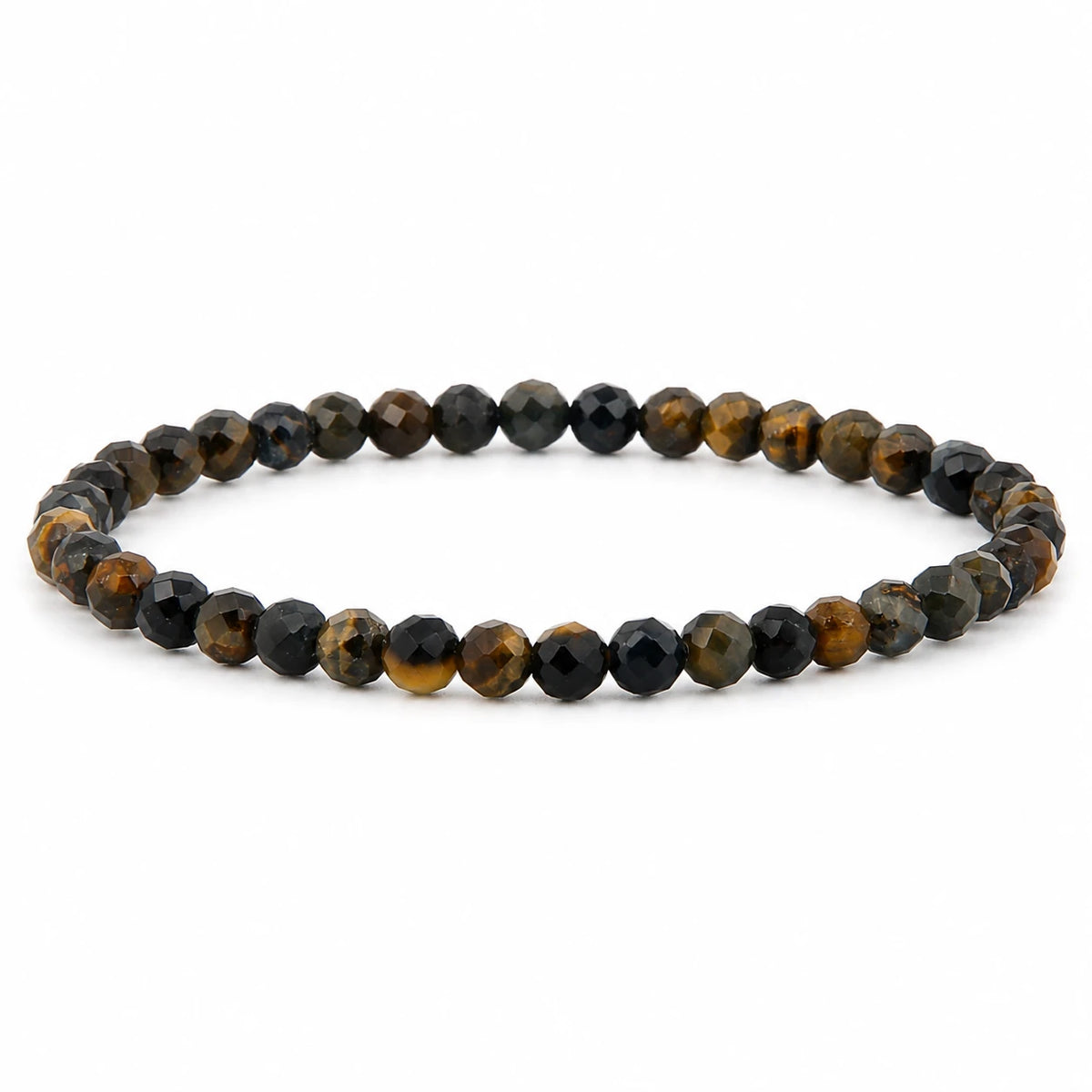 Blaues Tigerauge Armband facettiert – Produktansicht