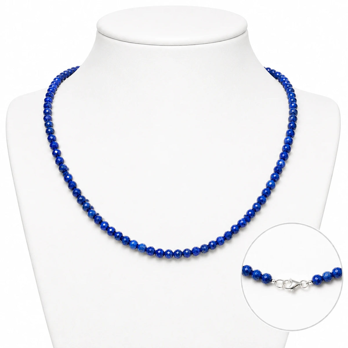Lapislazuli Halskette facettiert – Produktansicht