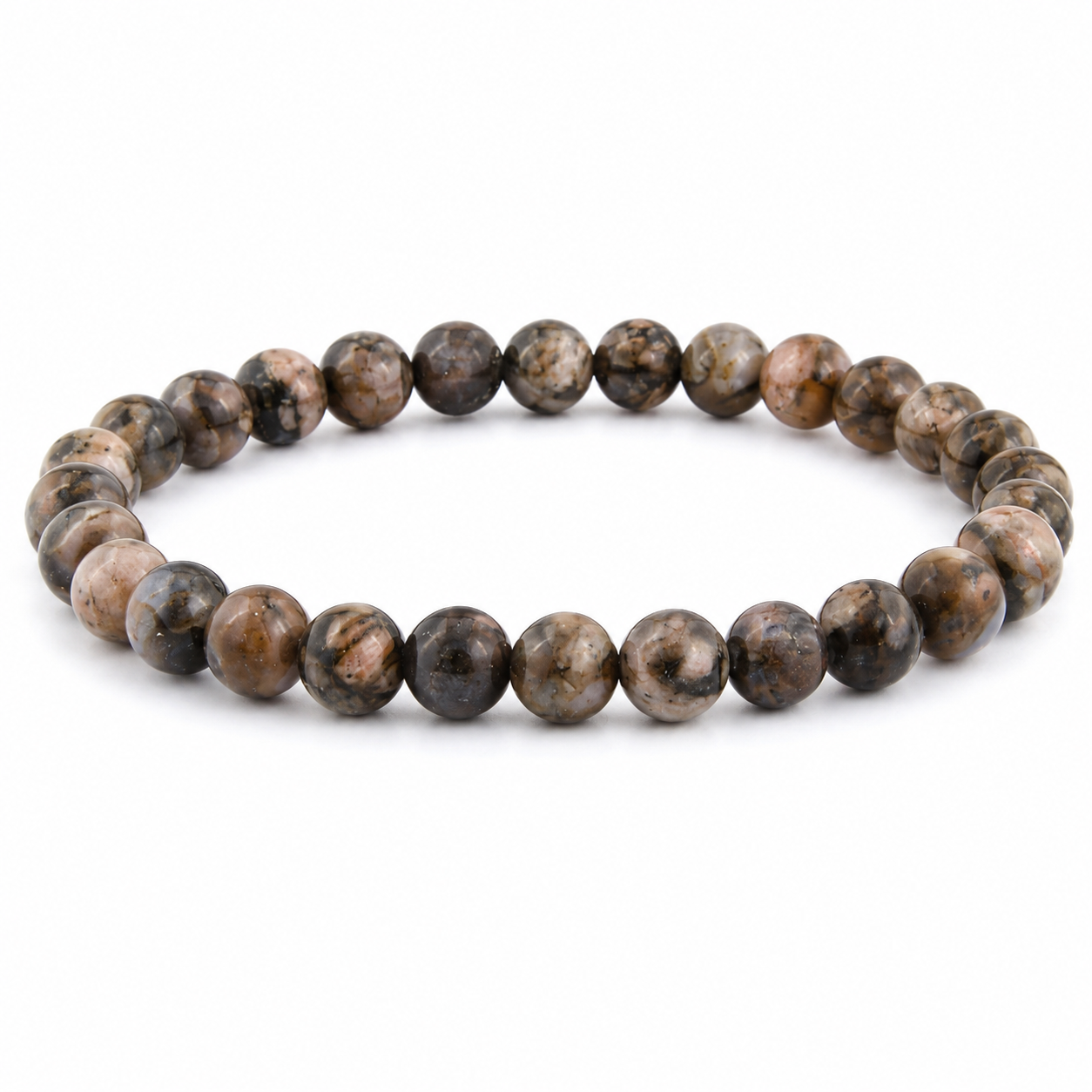 Graues Opal Armband 4 mm / 6 mm / 8 mm