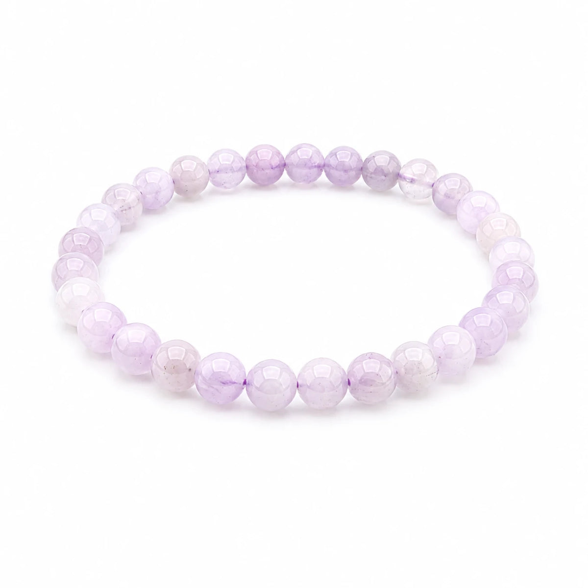 Lavendelamethyst Armband rund – Produktansicht