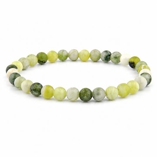 Serpentin Jade Armband 4 mm / 6 mm / 8 mm