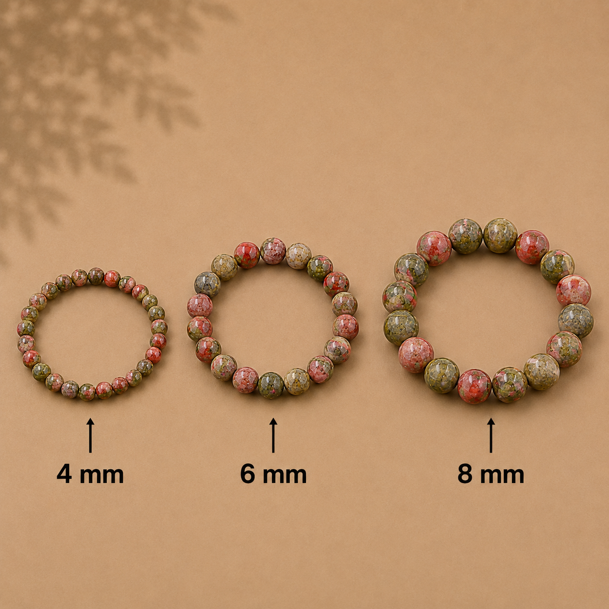 Unakit Armband 4 mm / 6 mm / 8 mm