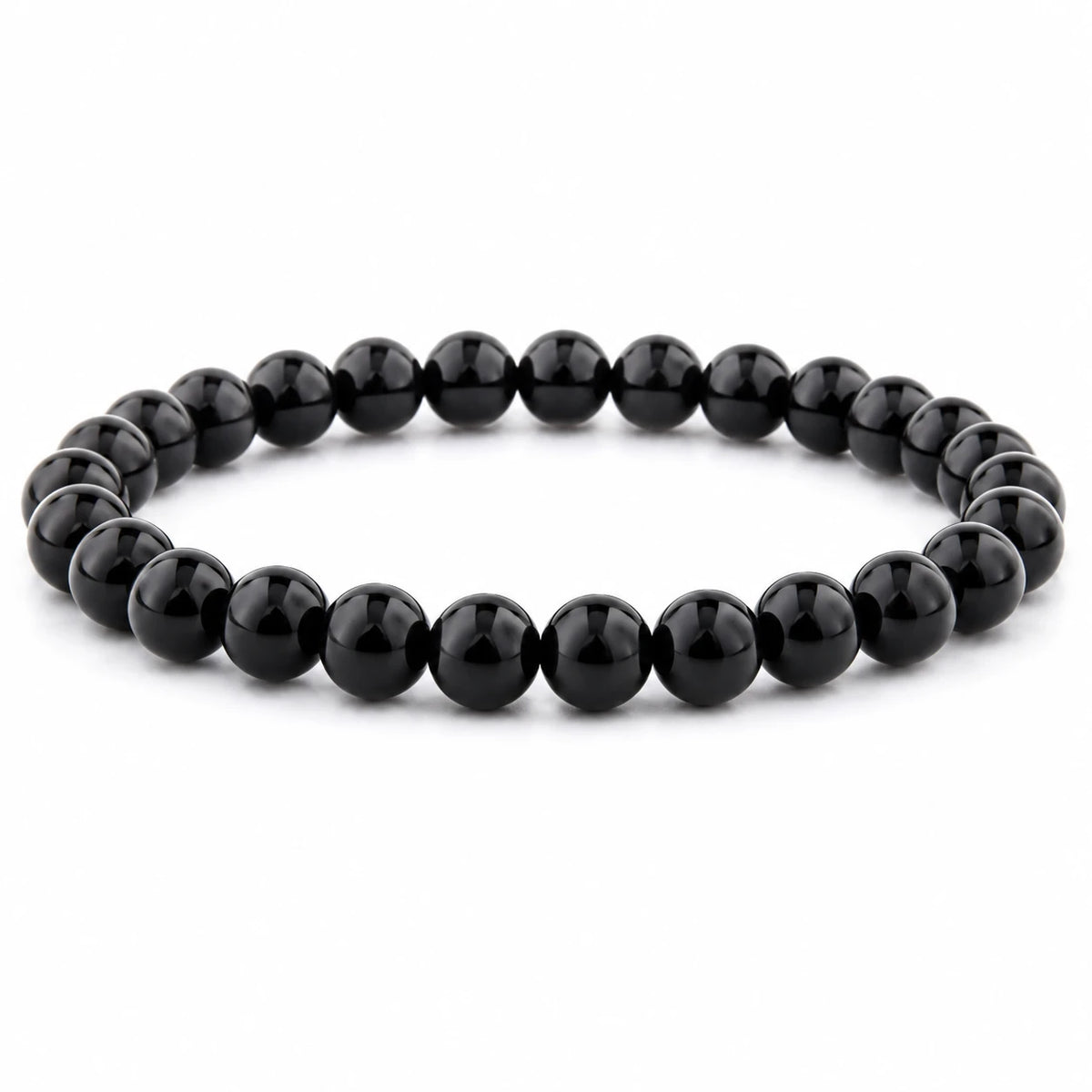Silberobsidian Armband rund – Produktansicht