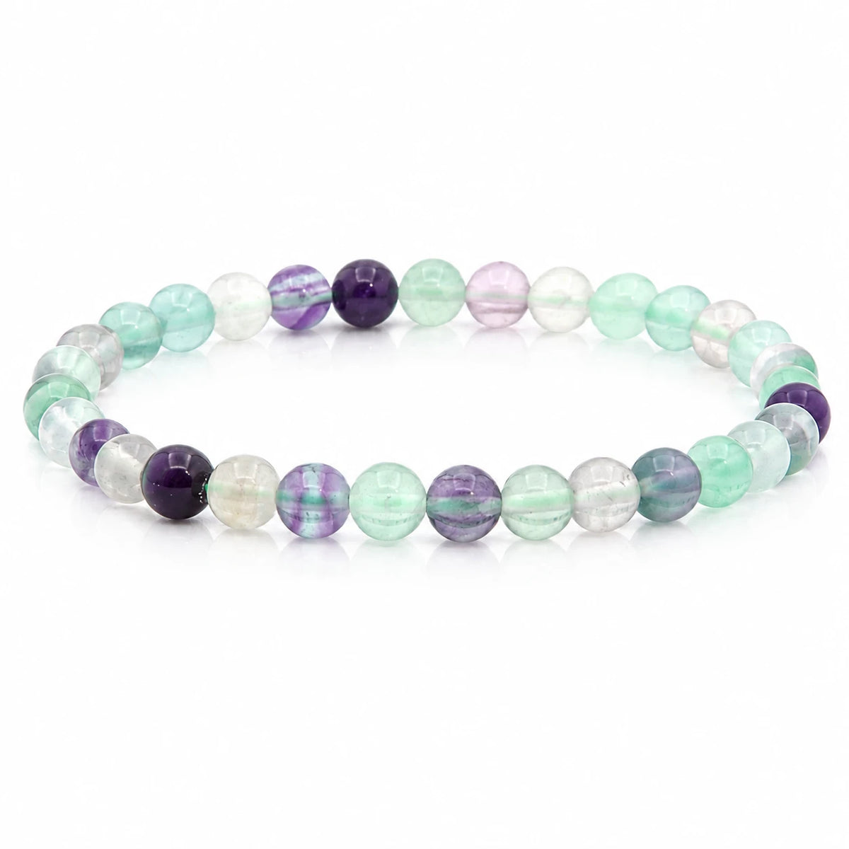 Fluorit Armband rund – Produktansicht