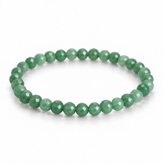 Grüner Aventurin Armband facettiert, 6 mm – Produktansicht