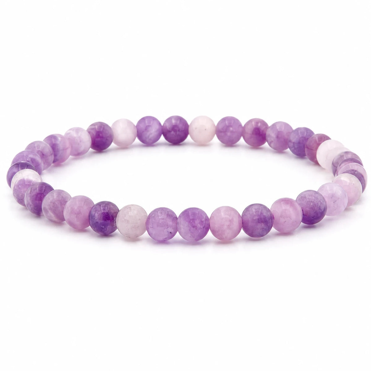 Lepidolith Armband rund – Produktansicht
