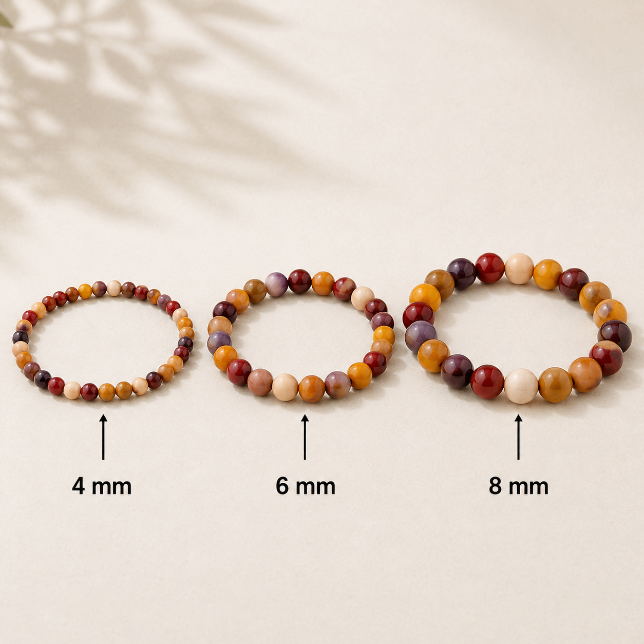 Mookait Jaspis Armband 4 mm / 6 mm / 8 mm