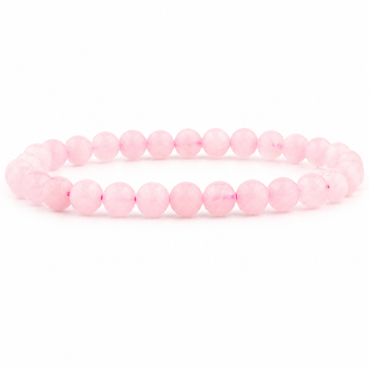 Rosenquarz Armband 4 mm / 6 mm / 8 mm