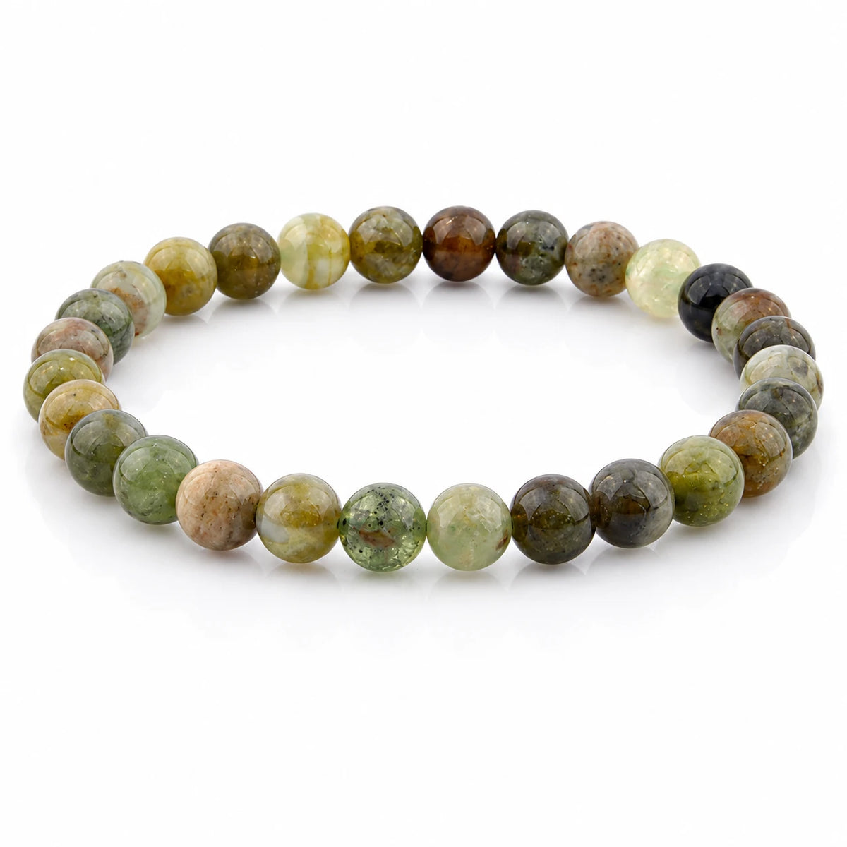 Grüner Granat Armband rund – Produktansicht