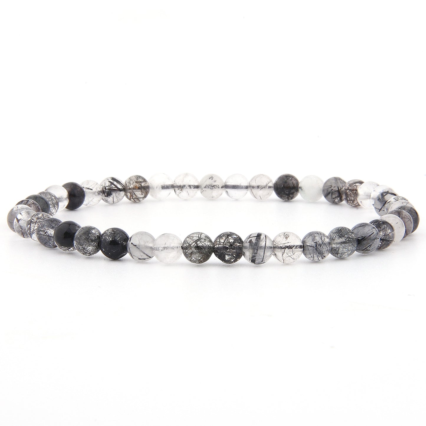 Turmalinquarz Armband 4 mm