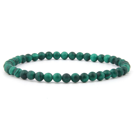Malachit Armband 4 mm