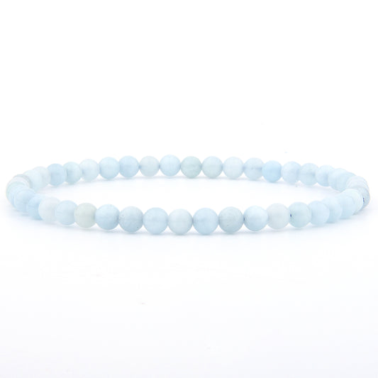Aquamarin Armband 4 mm