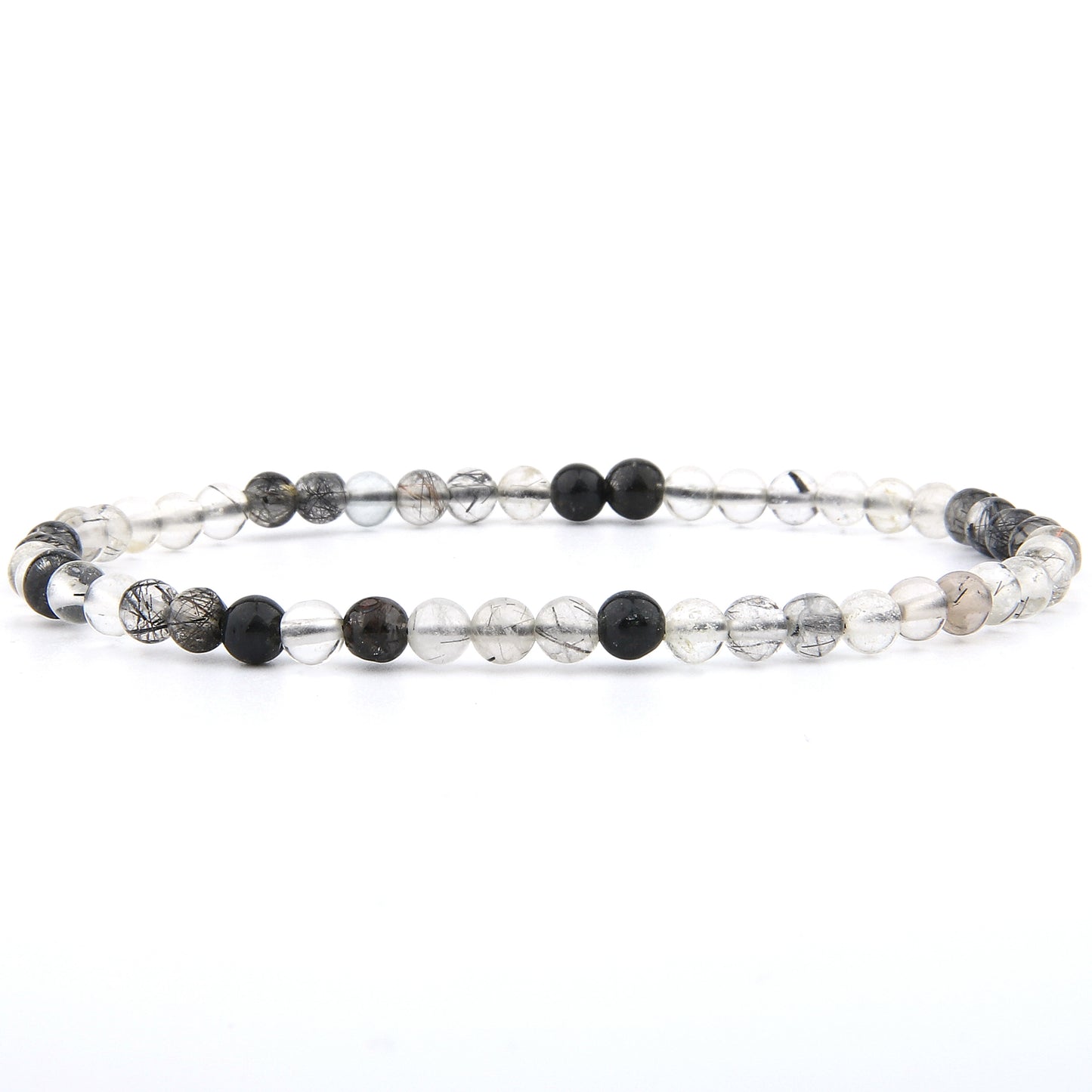 Turmalinquarz Armband 4 mm