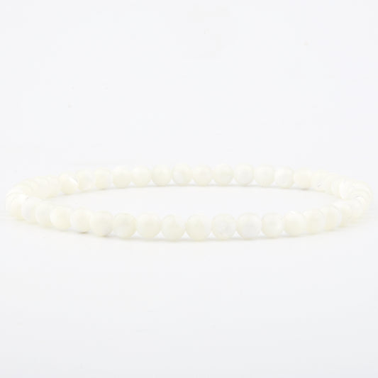 Shell Stein Armband 4 mm