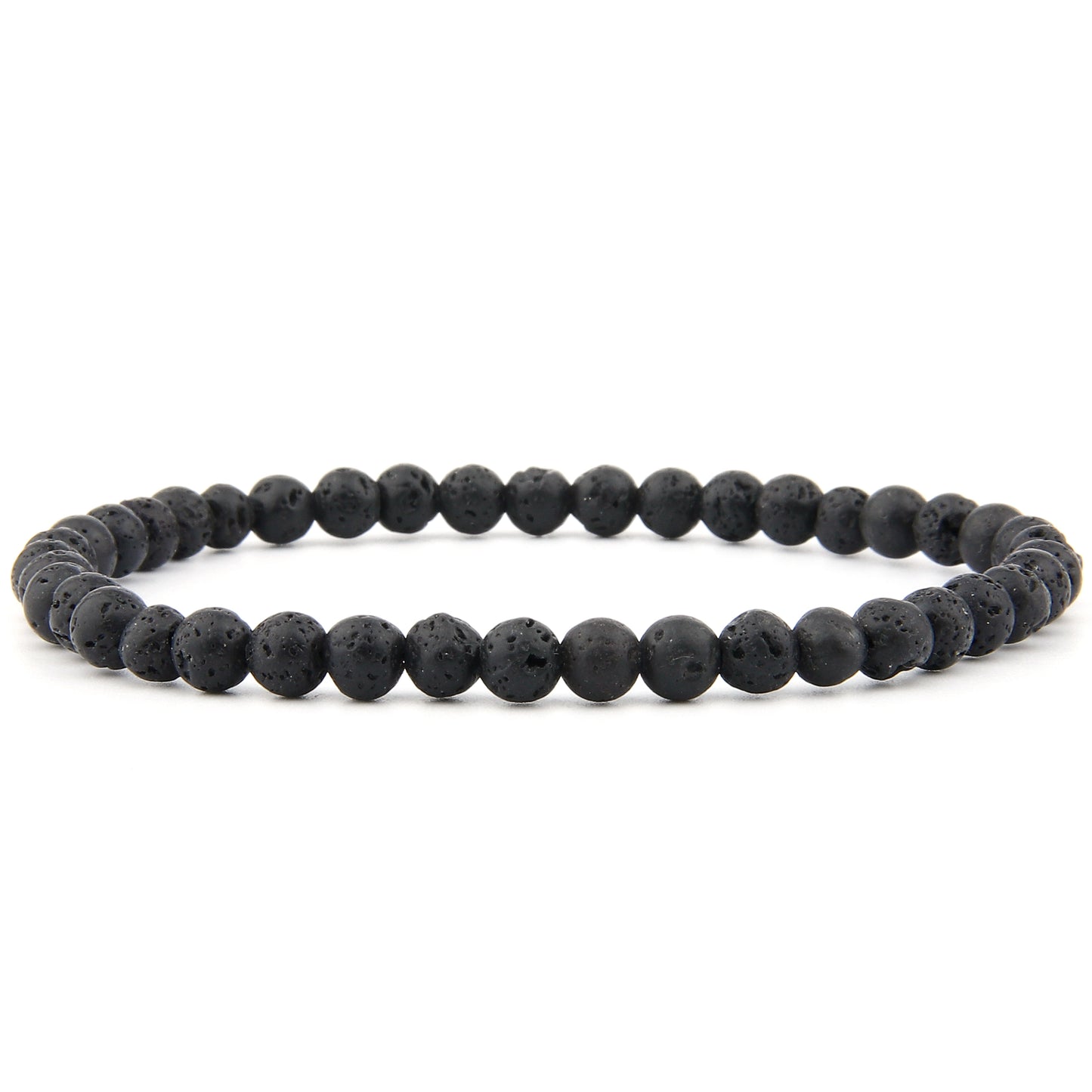 Lavastein Armband 4 mm