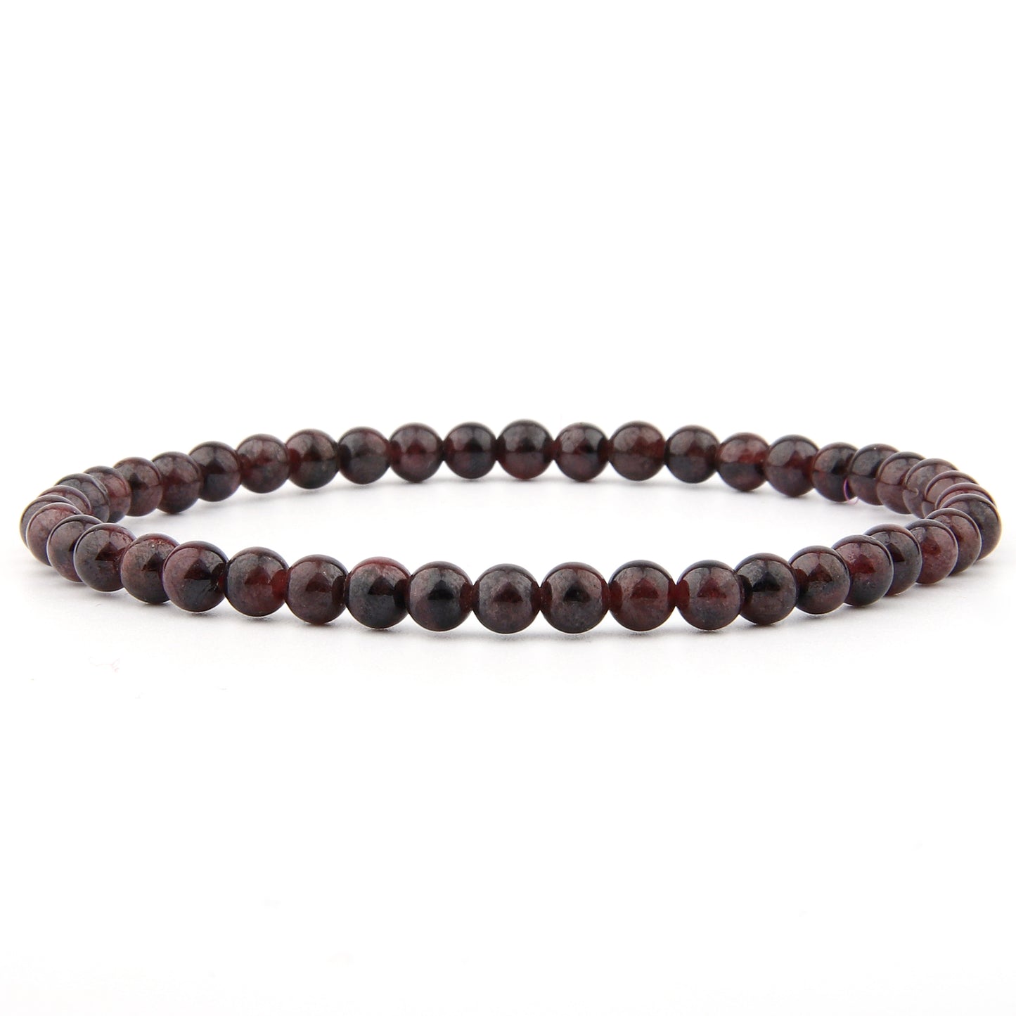 Granat Armband 4 mm