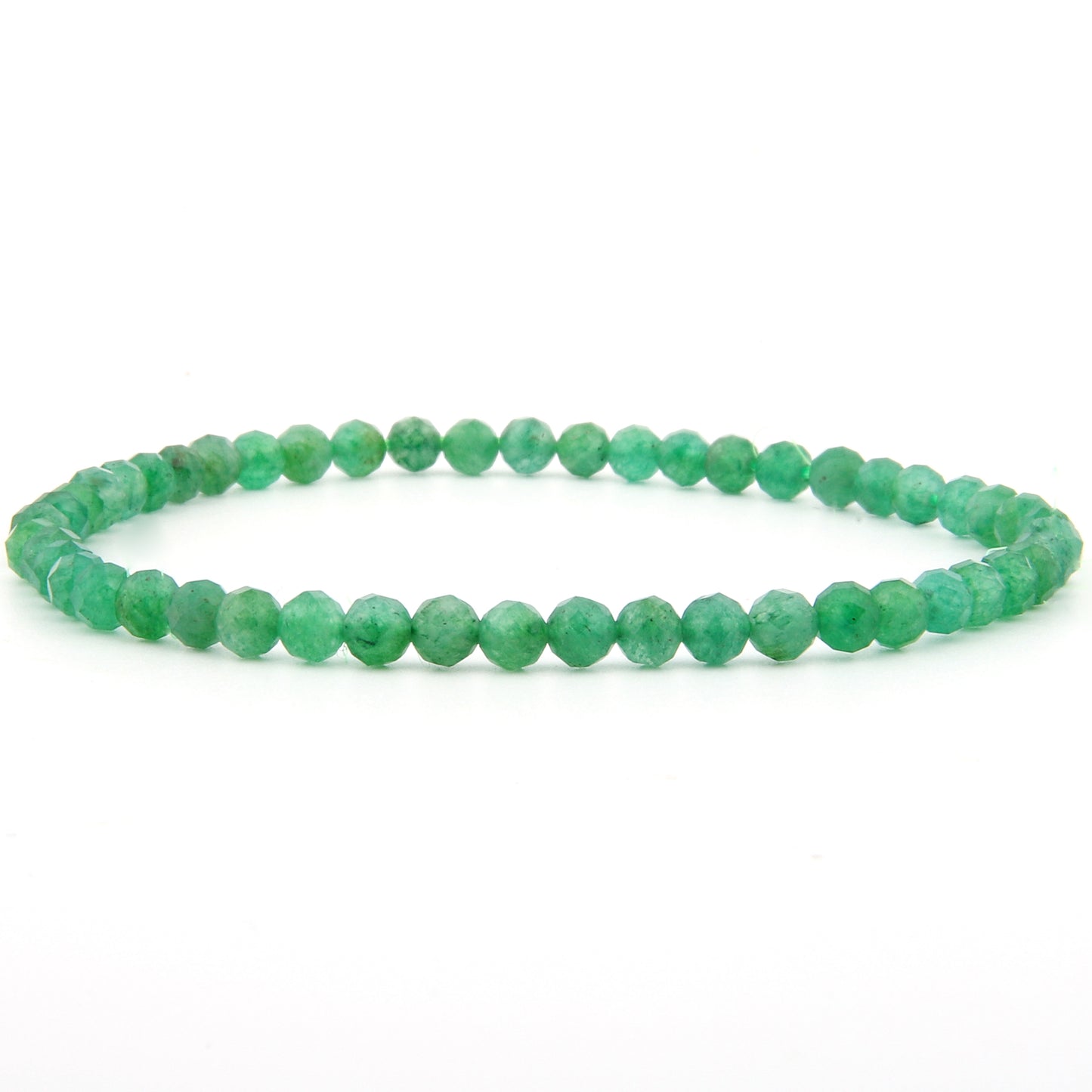 Grüner Aventurin Armband facettiert 4 mm