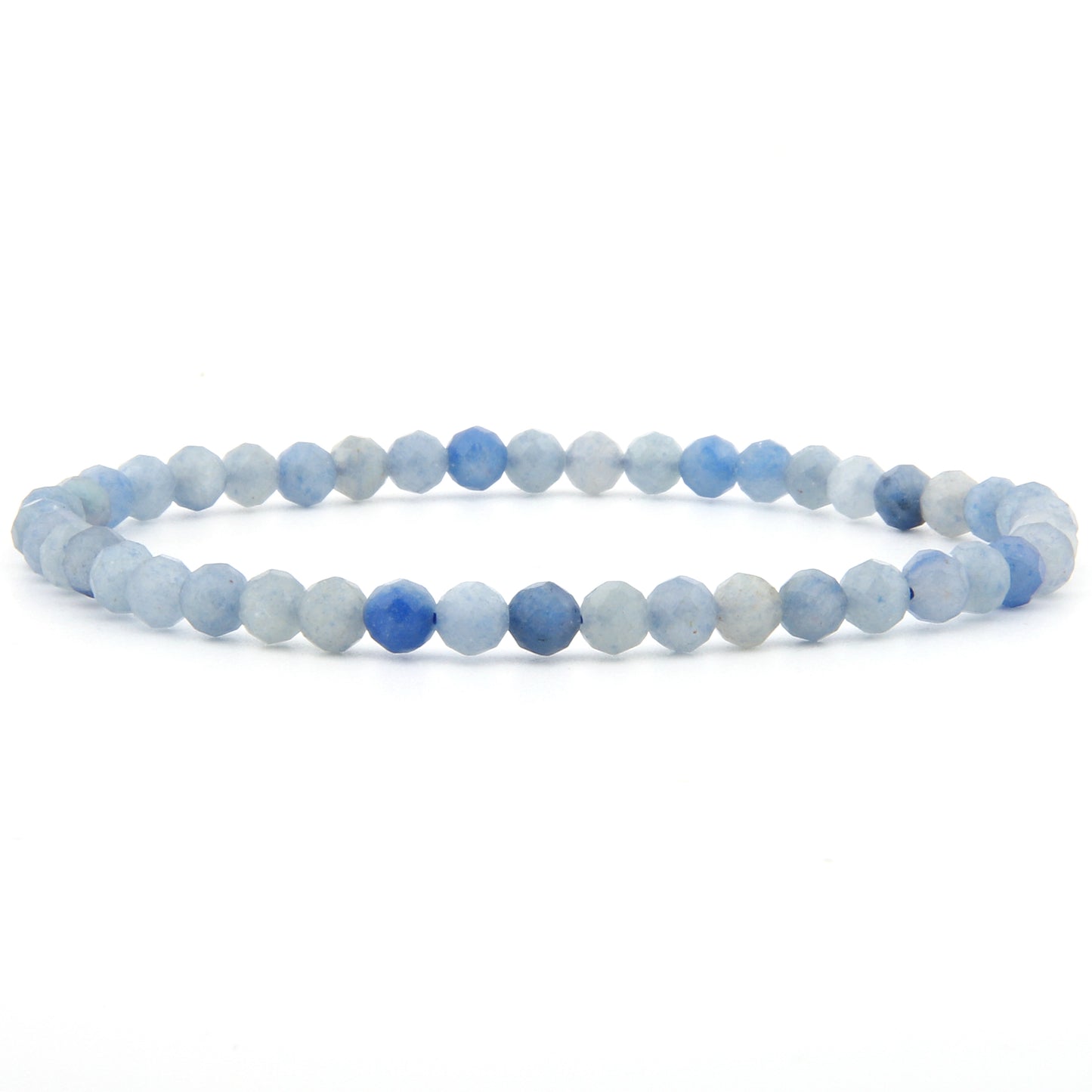 Blauer Aventurin Armband facettiert 4 mm